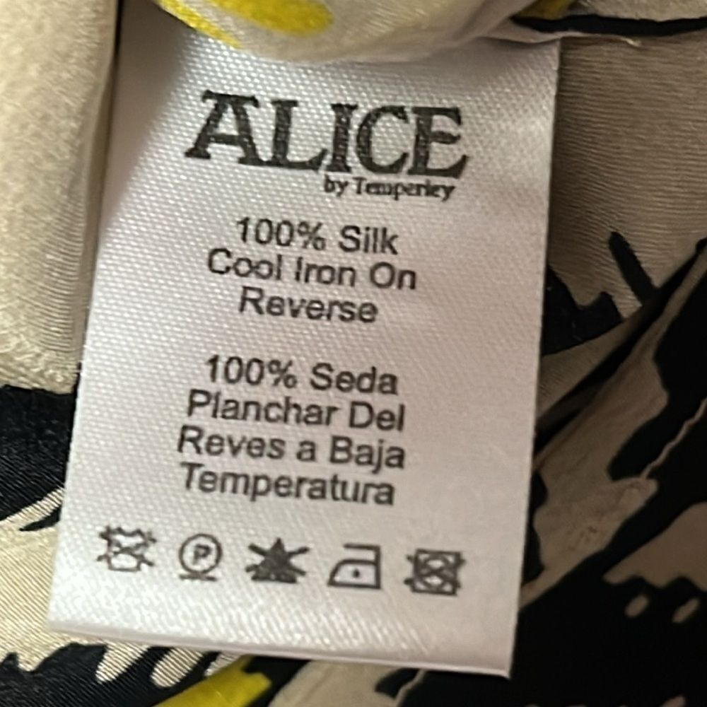 Alice by Temperley Print Silk Short Sleeve Dress - Picture 6 of 6